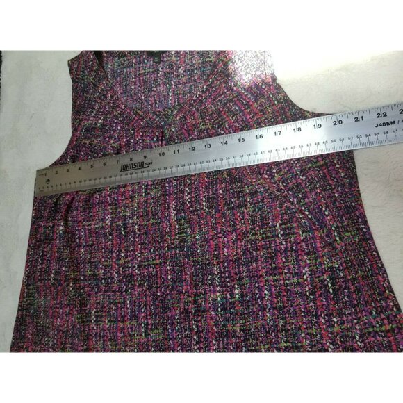 Talbots Petites Womens Size 16P Multicolor Sleeveless Blouse Top Casual - Picture 5 of 6